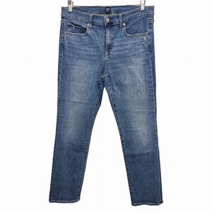 GAP Denim Women's 12/31S (Short) Classic Straight Blue Medium Wash Jeans